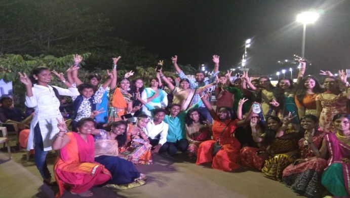 Celebrating Navratri At Amanora Sports Pune
