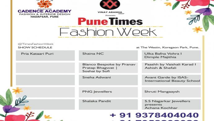 #ptfw #punetimes #timesofindia #fashionshow #eventsinpune #cadencepune