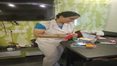 Fashion Designing Students Made Origami Dresses At Cadence Academy Hadapsar Pune
