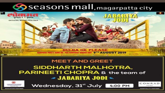 Meet And Great Siddharth Malhotra, Parineeti Chopra & The Team Of Jabariya Jodi.