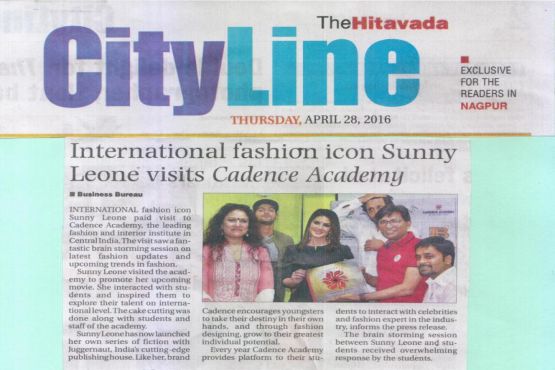 Sunny Leone At Cadence- The Hitvada